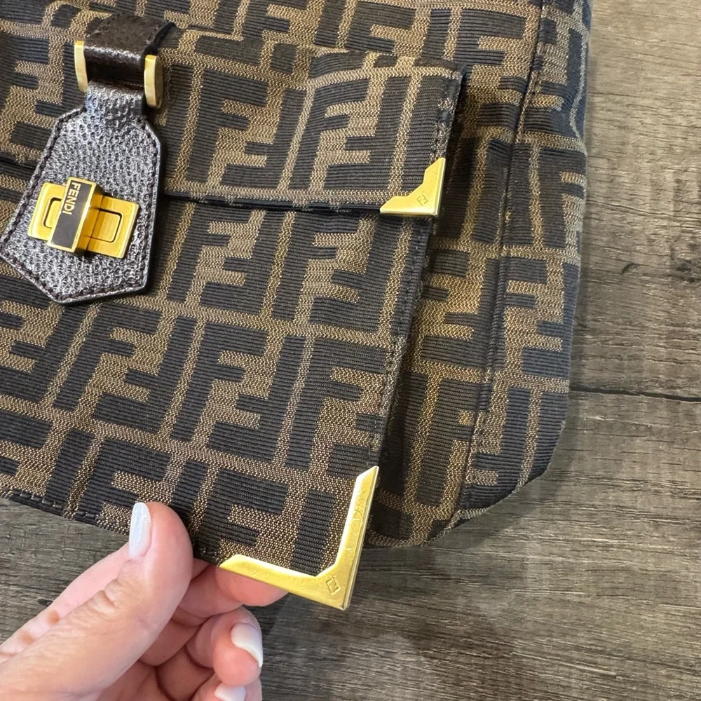 Authentic Fendi Zucca Classico No. 3 Bag